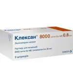 Клексан, раствор для инъекций, 0.8 мл, 9 шт, 8000 анти-Ха МЕ/0.8 мл фото 