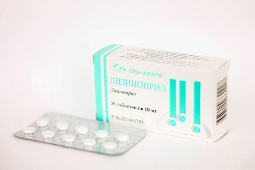 Лизиноприл, 10 мг, таблетки, 30 шт. фото
