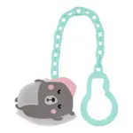 Lubby Клипса-держатель для пустышки Медведь, 0+ мес, 1 шт, арт. 28404 фото 2