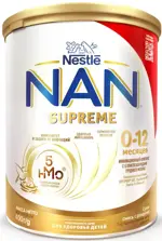 NAN Supreme, смесь молочная сухая, 400 г, 1 шт, для детей с рождения фото