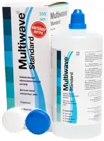Multiwave standart, универсальный офтальмологический раствор, 350 мл, 1 шт, с контейнером, для ухода за контактными линзами фото