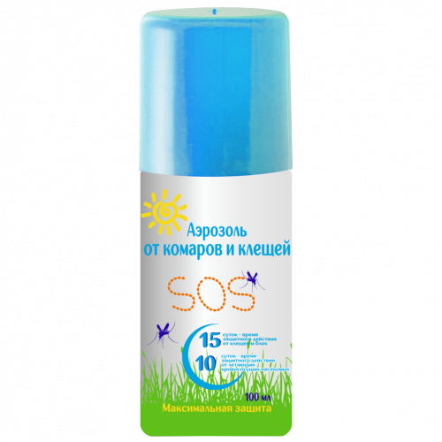 Аэрозоль от комаров и клещей, 100 мл, 1 шт. фото
