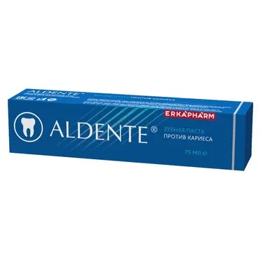 Aldente Зубная паста предупреждение кариеса, 75 мл, 1 шт. фото
