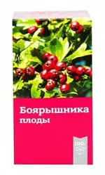 Боярышника плоды, сырье растительное цельное, 100 г, 1 шт. фото 