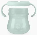 Happy Baby Поильник с трубочкой и ручками, 9+ мес, 250 мл, 1 шт, голубой, арт. 14012 фото 4