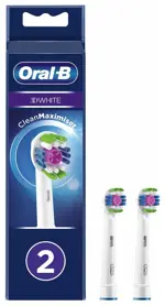 Oral-B 3D White Насадка для электрической зубной щетки, 2 шт, CleanMaximiser, арт. EB18 фото 1