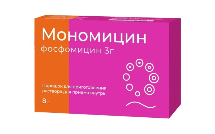 Мономицин, 3 г, порошок для приготовления раствора для приема внутрь, 8 г, 1 шт. фото