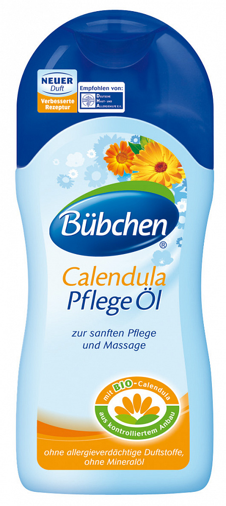 Bubchen Масло косметическое детское Календула, масло для детей, 200 мл, 1 шт. фото