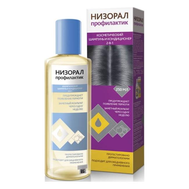 Низорал Профилактик шампунь-кондициционер 2-в-1, шампунь, 250 мл, 1 шт. фото