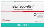 Валтеро-Эйч, 160 мг+12.5 мг, таблетки, покрытые пленочной оболочкой, 30 шт. фото