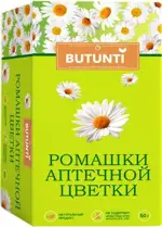 Butunti Ромашки аптечной цветки, фиточай, 50 г, 1 шт. фото 