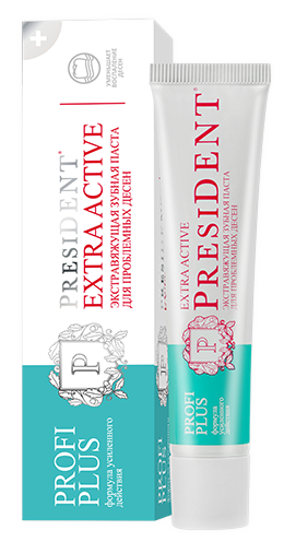 PresiDENT Profi Plus Extra Active, паста зубная, 30 мл, 1 шт. фото