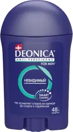 Deonica for men Антиперспирант-стик Невидимый, дезодорант-стик, 40 мл, 1 шт. фото 