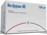 Метформин МВ, 750 мг, таблетки с пролонгированным высвобождением, 60 шт. фото
