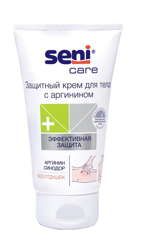 Seni Care Крем для тела защитный, крем для тела, 100 мл, 1 шт, аргинин и синодор фото