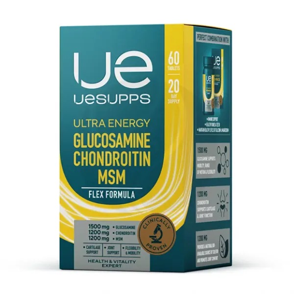 Uesupps Ultra Energy флекс глюкозамин хондроитин МСМ, таблетки, 60 шт. фото