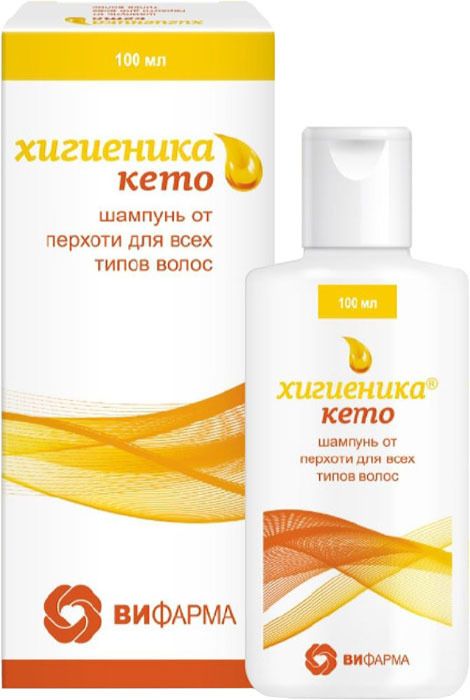 Хигиеника Кето шампунь от перхоти, шампунь, 100 мл, 1 шт. фото