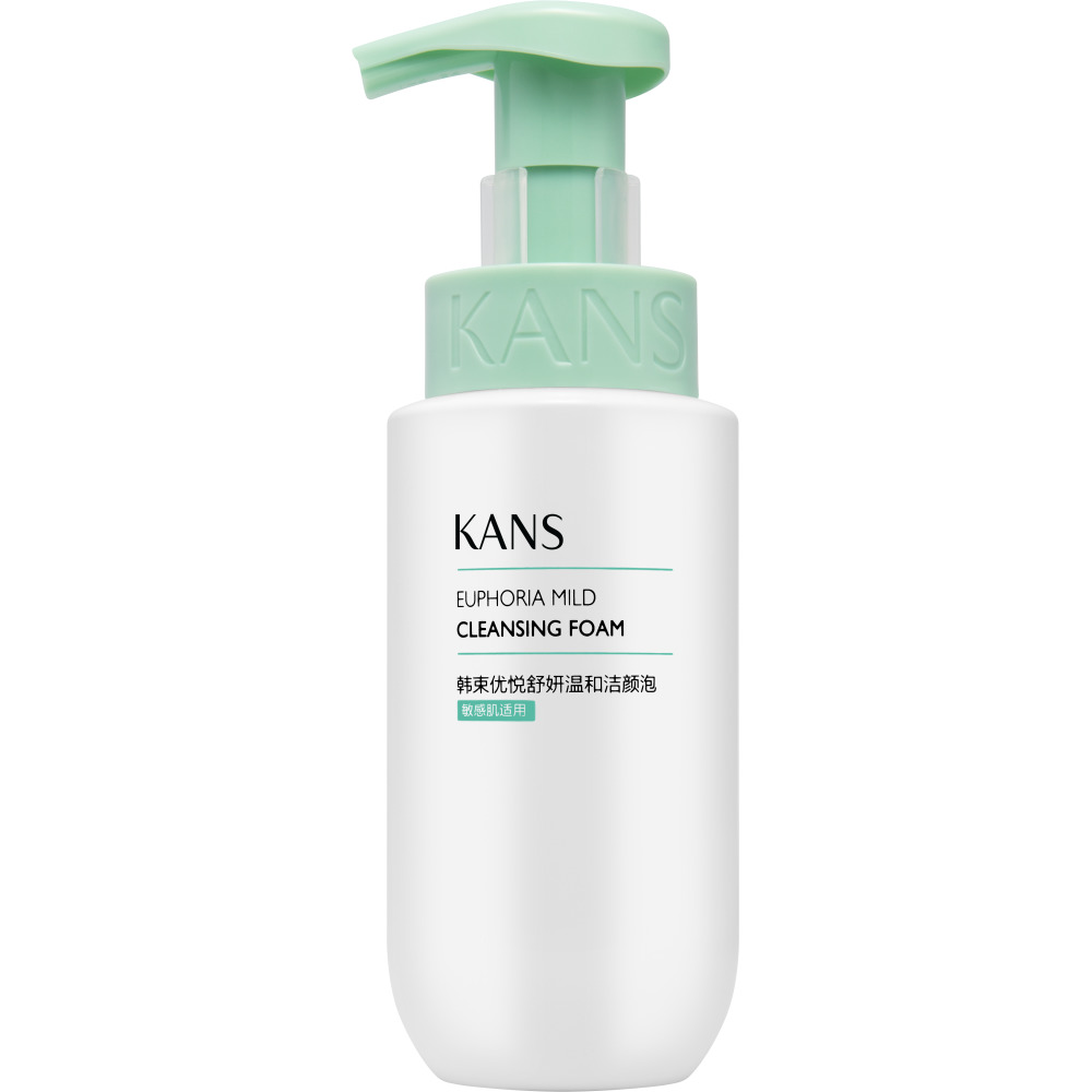 Kans пенка для лица успокаивающая мягкая очищающая, пенка для лица, 200 мл, 1 шт. фото