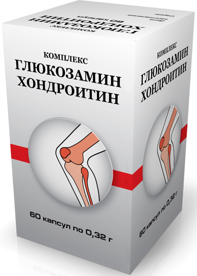 ГХК (глюкозамин-хондроитиновый комплекс), 0.32 г, капсулы, 60 шт. фото