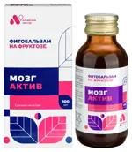 Алтайский нектар Мозг актив фитобальзам на фруктозе, фитобальзам, 100 мл, 1 шт. фото