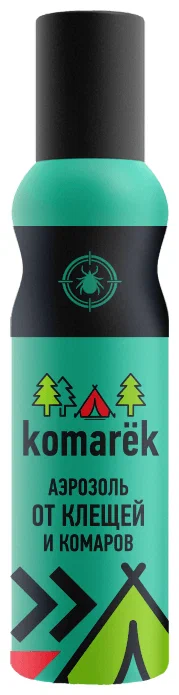 Комарек Аэрозоль от клещей и комаров, 150 мл, 1 шт. фото