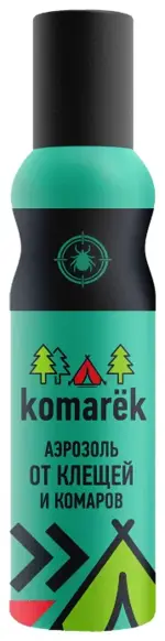 Комарек Аэрозоль от клещей и комаров, 150 мл, 1 шт. фото