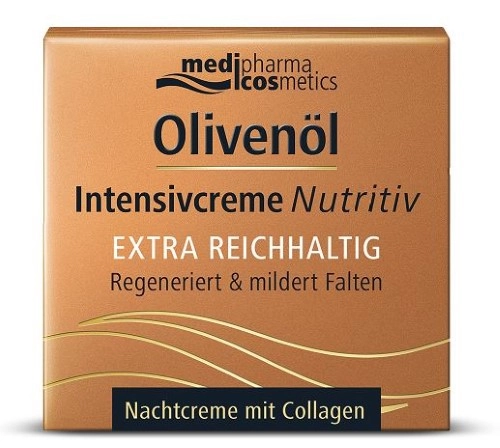 Medipharma cosmetics olivenol крем для лица интенсив питательный ночной, крем, 50 мл, 1 шт. фото