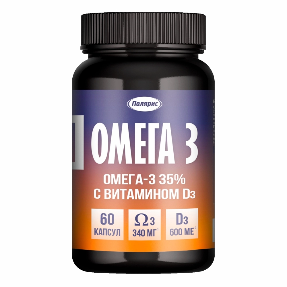 Омега-3 35% с витамином D3, капсулы, 60 шт. фото