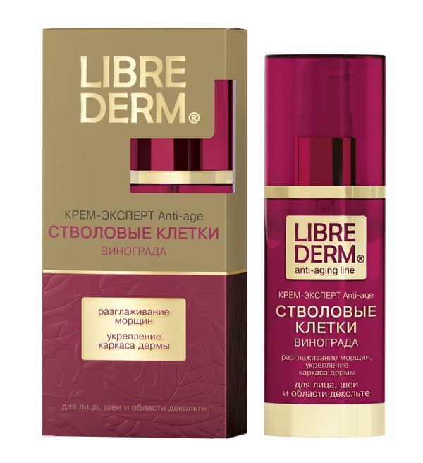 Librederm Anti-Age Стволовые клетки винограда Крем-эксперт, крем для лица, 50 мл, 1 шт. фото