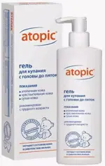 Atopic гель для купания, гель, 200 мл, 1 шт. фото