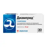Диамерид, 4 мг, таблетки, 30 шт. фото