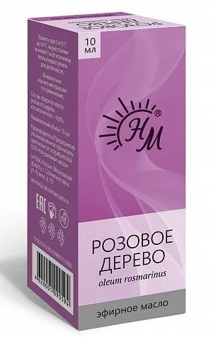 Масло эфирное розового дерева, масло эфирное, 10 мл, 1 шт. фото