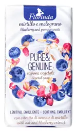 Florinda мыло туалетное твердое, мыло, 100 г, 1 шт, голубика и гранат фото