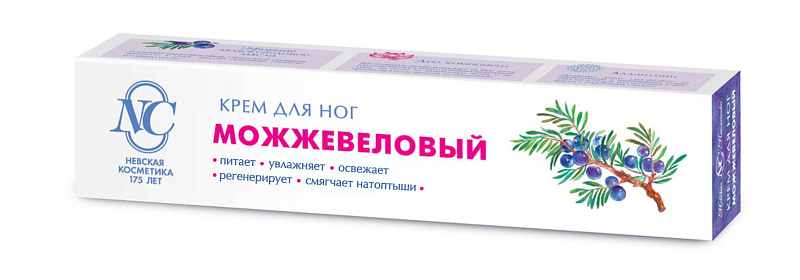 Невская Косметика Крем для ног можжевеловый, крем для ног, 50 мл, 1 шт. фото