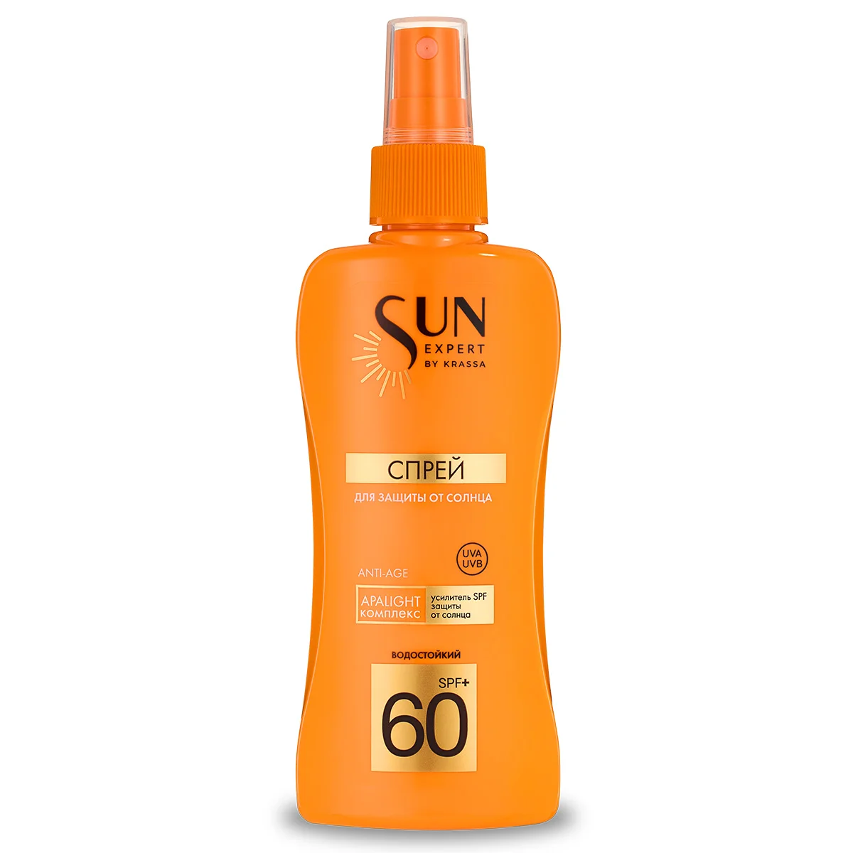 Krassa Sun Expert Спрей для защиты от солнца, спрей, 180 мл, 1 шт, SPF60+ фото