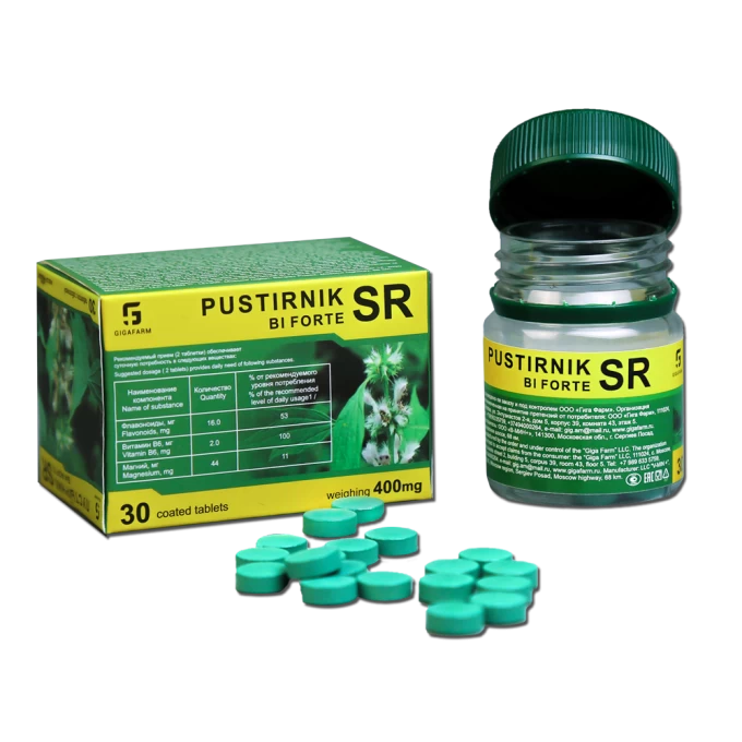 Пустырник Би Форте SR, 400 мг, таблетки, 30 шт. фото