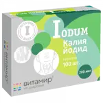 Витамир Iodum Калия йодид, 200 мкг, таблетки, 100 шт. фото