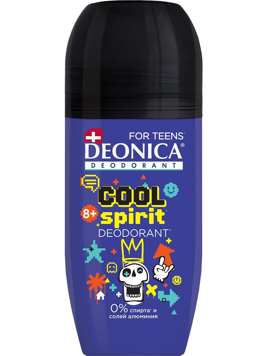Deonica for teens дезодорант-ролик Cool Spirit, дезодорант-ролик, 50 мл, 1 шт. фото