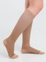 Эласма Гольфы женские 2 класс компрессии, р. 3, пара, 1 шт, бежевого цвета, арт. с-505 фото 