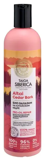 Natura Siberica Doctor Taiga Siberica Бальзам био восстановление поврежденных волос, бальзам для волос, 400 мл, 1 шт. фото