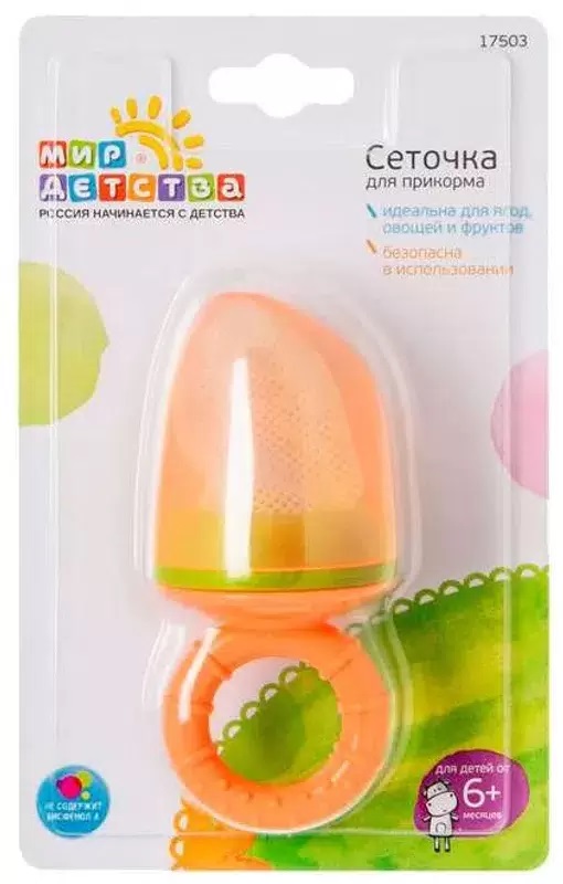Мир Детства Сеточка для прикорма, 1 шт, в ассортименте, арт. 17503 фото
