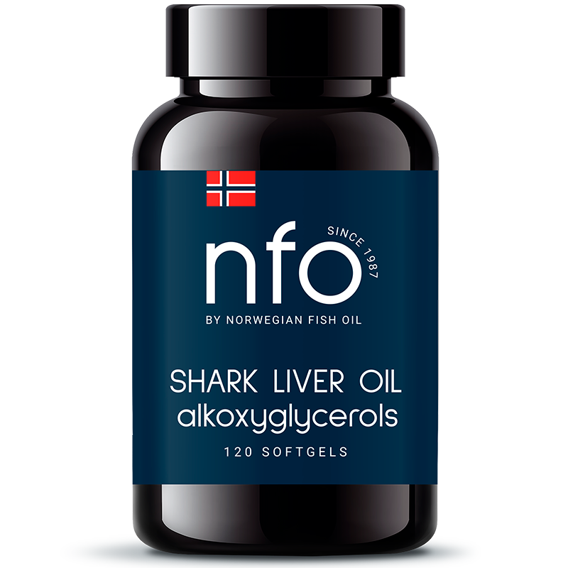 NFO Омега-3 Жир печени акулы, 689 мг, капсулы, 120 шт. фото