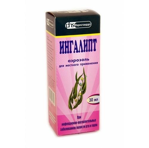 Ингалипт, аэрозоль для местного применения, 30 мл, 1 шт. фото