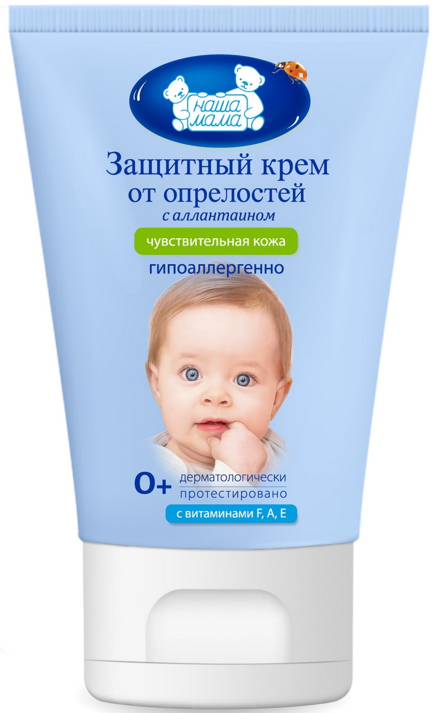 Наша Мама Крем защитный от опрелостей тройного действия, крем, 100 мл, 1 шт. фото