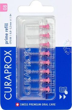 Curaprox Ершики межзубные, ершики зубные, 8 шт, d=0.8 мм, арт. CPS08/08 фото