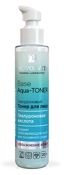 Novosvit Гиалуроновый тонер для лица Base Aqua-Toner, 100 мл, 1 шт. фото
