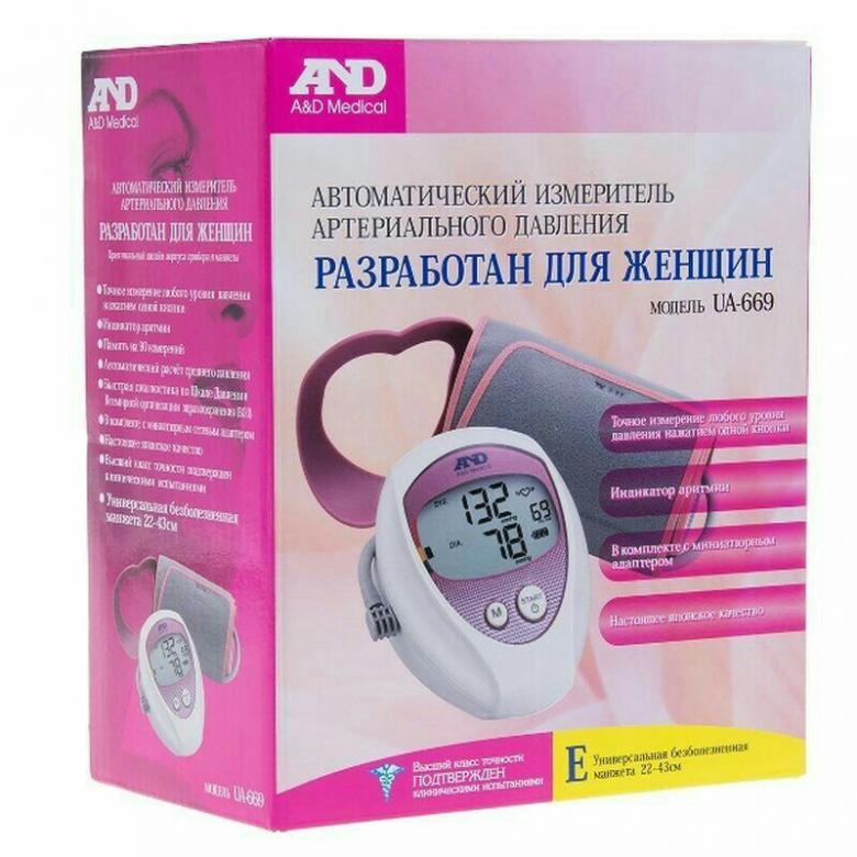 Тонометр автоматический AND UA-669, 1 шт. фото