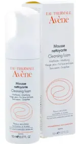 Avene пенка очищающая для лица и области вокруг глаз, пенка для лица, 150 мл, 1 шт. фото 