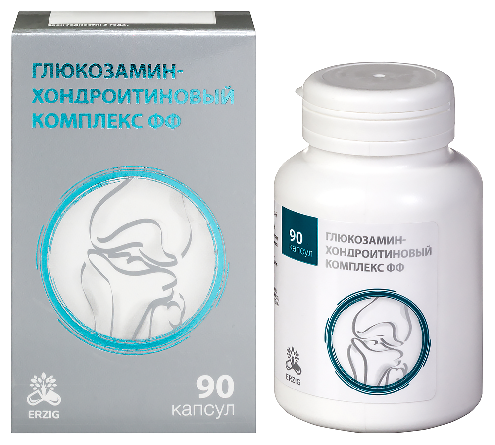 Глюкозамин-хондроитиновый комплекс ФФ, капсулы, 90 шт. фото