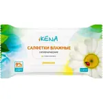 Икена Салфетки влажные ромашка, салфетки влажные, 15 шт. фото